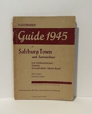 Vintage 1945 Illustrated Guide Of Salzburg Town & Surroundings picture