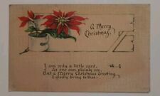 VINTAGE Christmas Postcard: A Merry Christmas.   AZ TO WI picture
