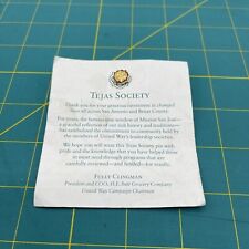 Tejas society Pin Rare Vintage HEB picture