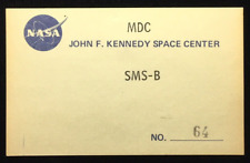 NASA-MDC ISSUED SMS-B VINTAGE ERA 1975 PAPER BADGE SN 64 picture