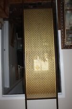 MCM Screen Room Divider Mid Century Original Asian Square Geometric Room 8' Tall picture