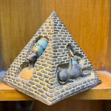 RARE Ancient Antique Pharaonic Pyramid With Hieroglyphic Inscriptions Bc picture