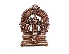Antique Handmade Copper Srinivasa Perumal Idol Statue Rich Patina Collectible picture