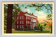 Greeneville TN-Tennessee, Tusculum College, Science Hall Vintage Postcard picture
