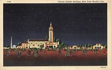 Postcard 1939 New York World's Fair Florida Exhibit Bldg picture