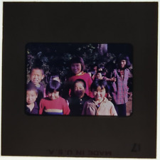 Vintage 1950s Kodak Red Border 35mm Transparency, Korean Children picture