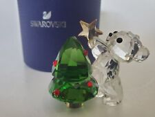 Superb Rare  Swarovski Kris Bear w/ Christmas Tree & Star  2018  picture