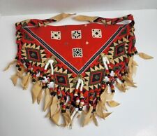 Southwestern Native American Tribal Mandaya Bandana Fringe Beaded Head Accessory picture