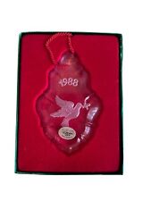 1988 GORHAM ANNUAL CHRISTMAS ORNAMENT - Dove - Fourth in Series picture