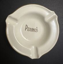 Vintage Petrino’s Ashtray Los Angels CA HALL ceramic ashtray USA 615 Gold Fine picture