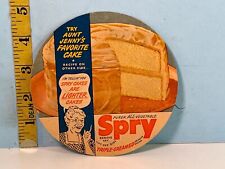 Vintage Spry Aunt Jenny's Cake Lid Lever Brothers picture