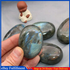 5x Natural Labradorite Crystal Polished Tumbled Stone Quartz Specimen Healing picture