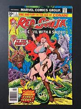 RED SONJA #1 *VERY SHARP* (MARVEL, 1977)  ORIGIN  THORNE  LOTS OF PICS picture