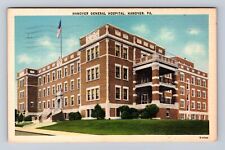 Hanover PA-Pennsylvania, Hanover General Hospital, Vintage c1949 Postcard picture