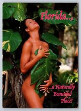 Postcard Sexy Beach Risque Girl Florida c1980s-90s V24 picture