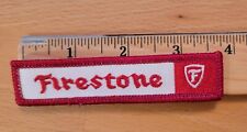 VTG FIRESTONE TIRES Embroidered Patch Iron/Sew On Automotive Auto Mechanic picture