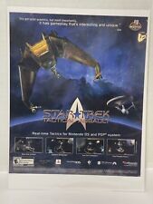 Star Trek Tactical Assault Nintendo DS PSP Game Promo 2006 Full Page Print Ad picture