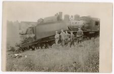 No location TRAIN WRECK Real Photo PC. Hopefully you will recognize it picture