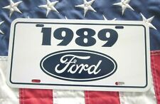 1989 Ford license plate tag 89 Escort GT Tempo  Ranger Bronco Thunderbird picture