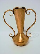 Vintage Gregorian Hand Hammered 6½ inch Copper Bud Vase Made in the USA  picture