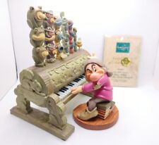 Vtg WDCC Grumpy With Pipe Organ Porcelain Figurine Humph From Snow White Box COA picture