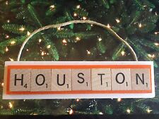 Houston Dash Soccer Christmas Ornament Scrabble Tiles Rear View Mirror picture
