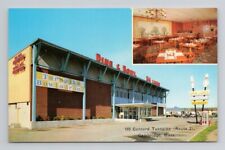 SPORTS BOWLING Alley Cambridge MA Turnpike Bowladrome Restaurant Postcard 10 picture