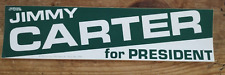 Original Unused Jimmy Carter Campaign Bumper Sticker picture