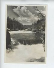 VINTAGE PHOTOGRAPH CASCADE ON YELLOWSTONE RIVER BEAUTIFUL PARK PHOTO ORIGINAL picture