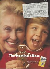 1990 Domino Sugar Effect Gingerbread People vintage print ad 90's advertisement picture