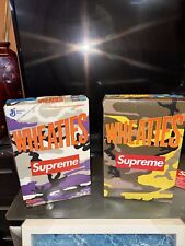 NEW SEALED Supreme Wheaties Cereal Box S/S 2021 Yellow & Purple Camo picture