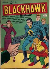 Blackhawk #31 Quality Comics 1950 VG+ 4.5 pre-code war book picture