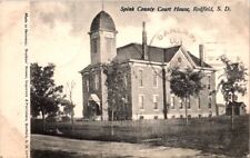 Vintage Postcard Spink County Court House Redfield South Dakota SD 1906     O072 picture