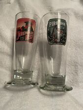 BJ's Brewhouse  Piranha Pale Ale & Jeremiah Red Tall Beer Glass picture