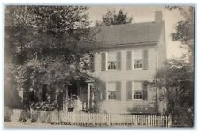 c1940s Schuyler Hamilton House Exterior Morristown New Jersey NJ Trees Postcard picture