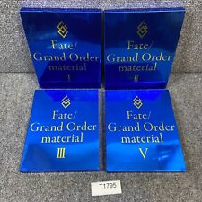 Fate/ Grand Order Material I-III & V Set of 4 Art Book Character 1-3 & 5 NEW NOB picture