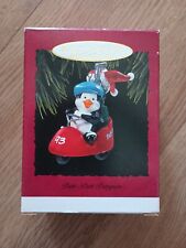 Vintage Hallmark Keepsake Putt-Putt Penguin Christmas Ornament Handcrafted 1993 picture