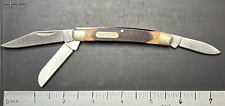 Schrade 34OT Old Timer Stockman Pattern 3 Blade Very Good USED Pocketknife picture