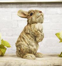 Ebros Faux Driftwood Finish Design Standing Bunny Rabbit Resin Statue 9.75