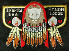 VINTAGE 1980s MERGED TUKARICA OA HONOR LODGE 266 BSA ORE-IDA COUNCIL ID GMY FLAP picture
