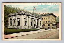 Oil City PA-Pennsylvania, United States Post Office, Antique, Vintage Postcard picture