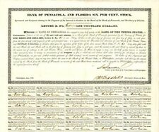 Bond of the Bank of Pensacola - General Bonds picture