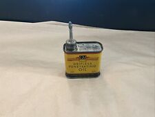Vintage GM Dripless Penetrating Lead Top Oil Can Handy Oiler Tin 4oz Detroit MI picture