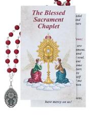 Blessed Sacrament Chaplet Comes with Card and Hang Bag picture