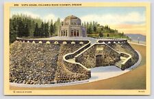 c1940s Vista House Columbia River Multnomah Crown Point Park Oregon OR Postcard picture