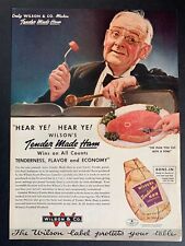 Vintage 1937 Wilson & Co. Ham Ad picture
