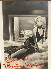 Vintage MARILYN MAXWELL Original PHOTO w Autograph Cheesecake Pinup Girl picture