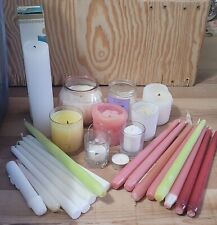 Lot Of 27 Mixed Candles & Candlesticks picture