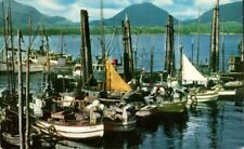 Postcard - Ketchikan Fishing Fleet Ketchikan, Alaska Posted 1958 2414 picture