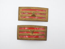 Original WWII Kuomintang Nationalist Chinese Army Major Collar Insignia Set picture